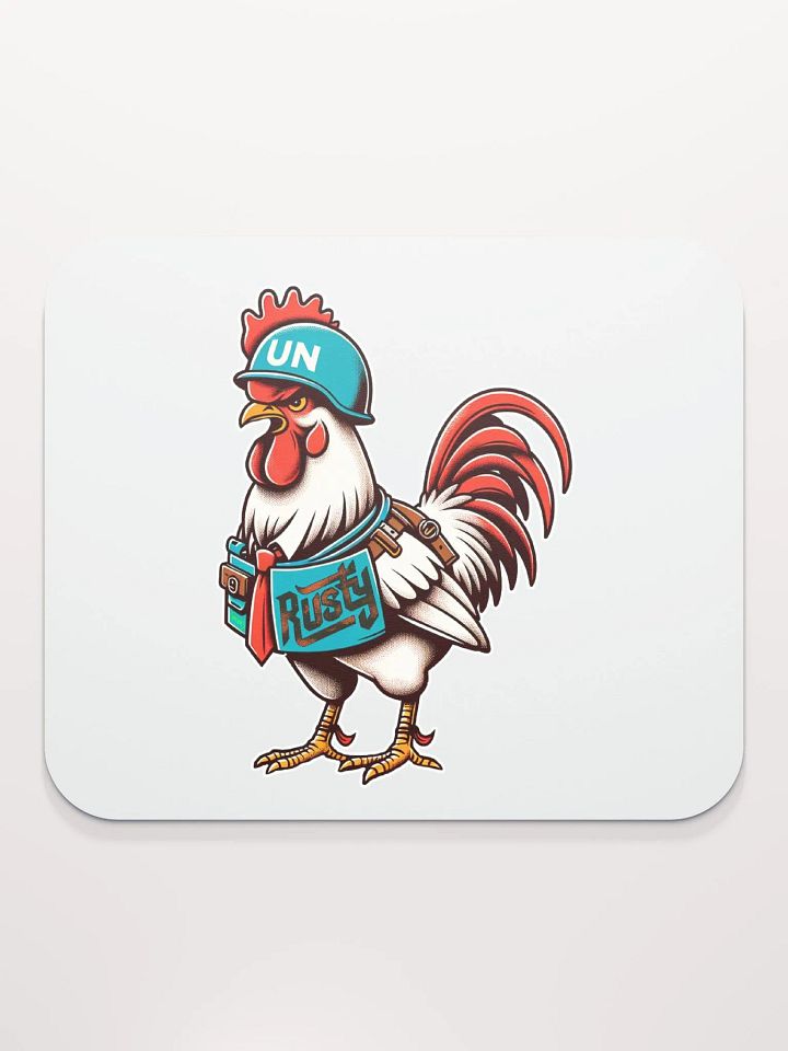 Rusty Rooster Classic Mousepad (Cigar-Free Edition) product image (2)