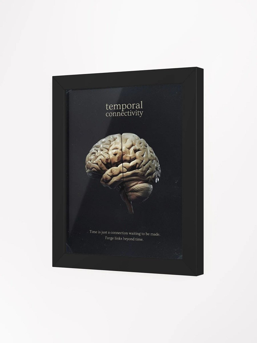 Temporal Connectivity Brain Art Poster product image (3)