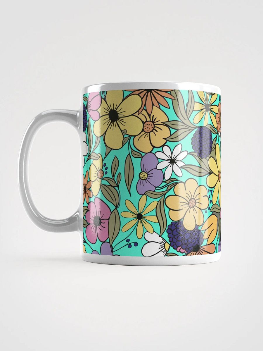 Flower Power Aqua Mug product image (12)