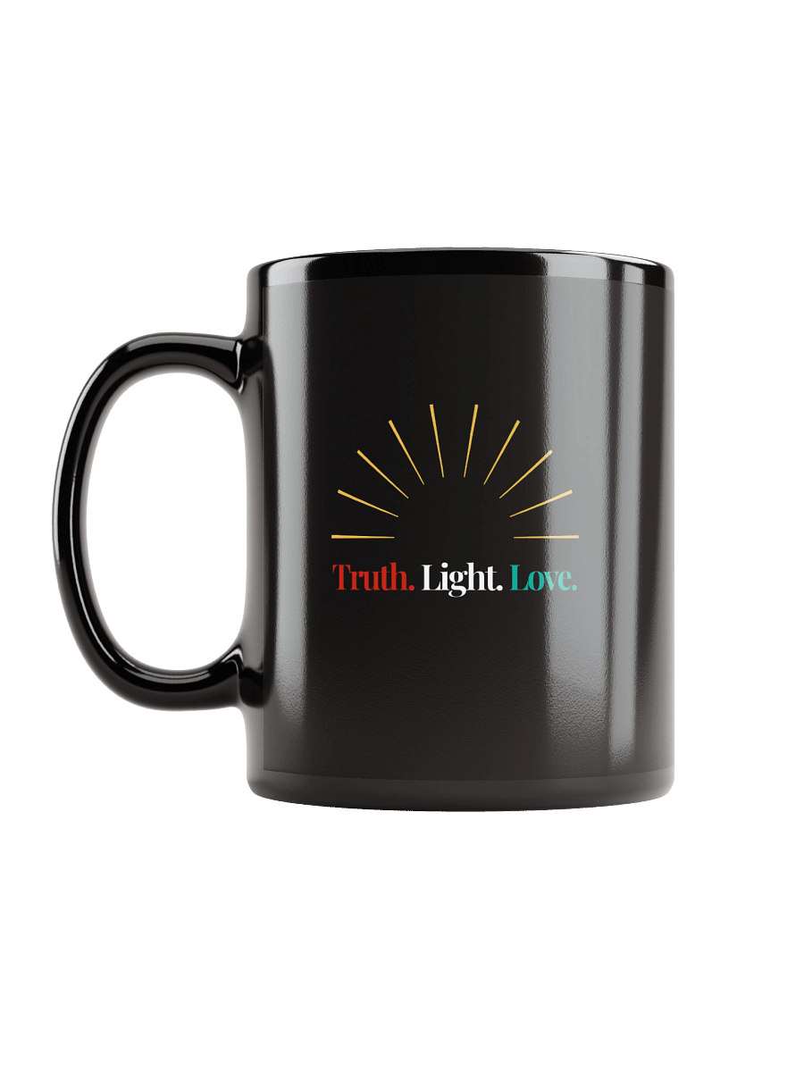 Truth Light Love - Black Mug (Style 3) product image (6)