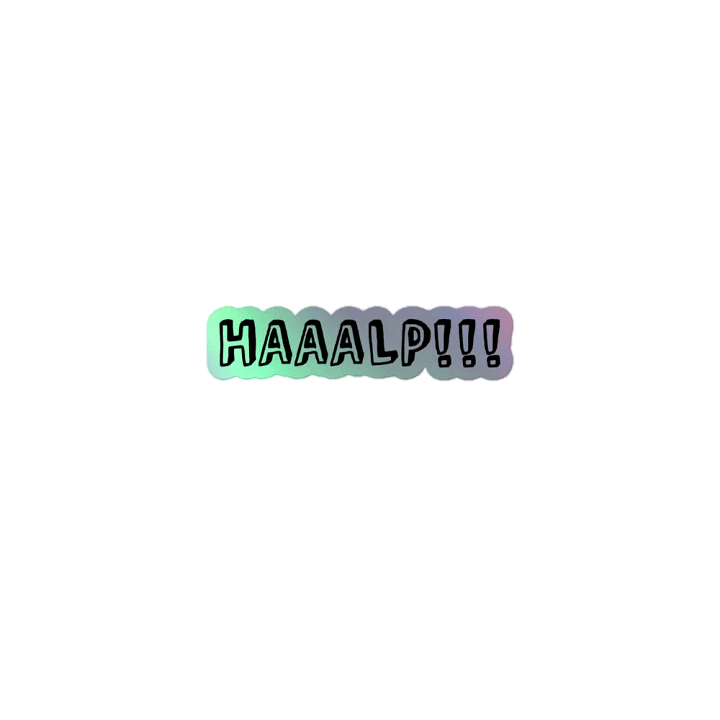 Haaalp sticker product image (1)