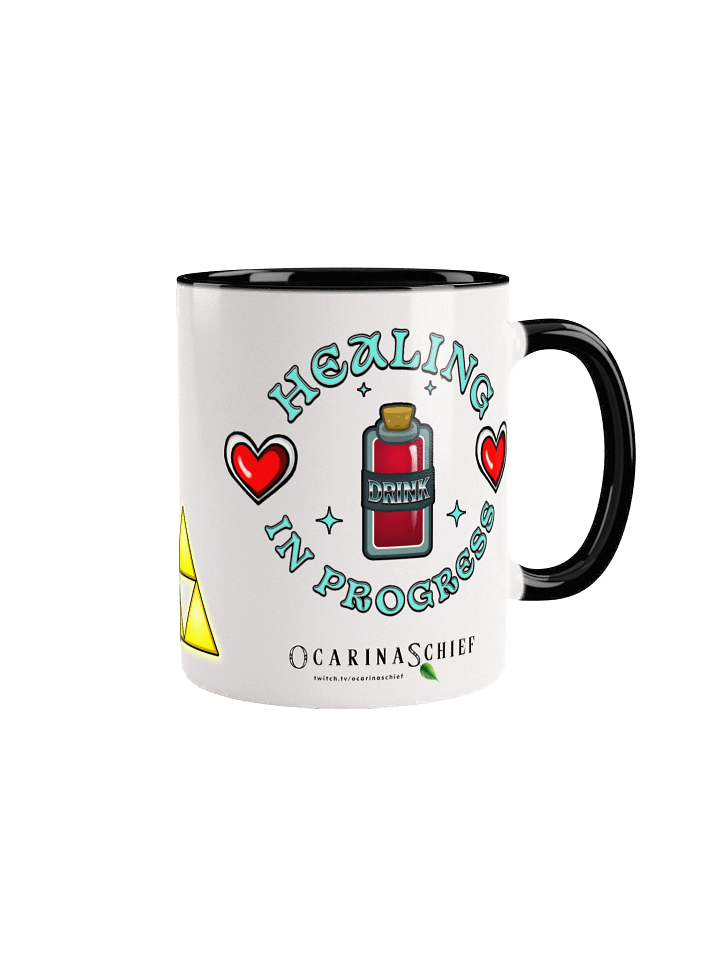 Healing In Progress Ceramic Mug with Color Inside product image (1)