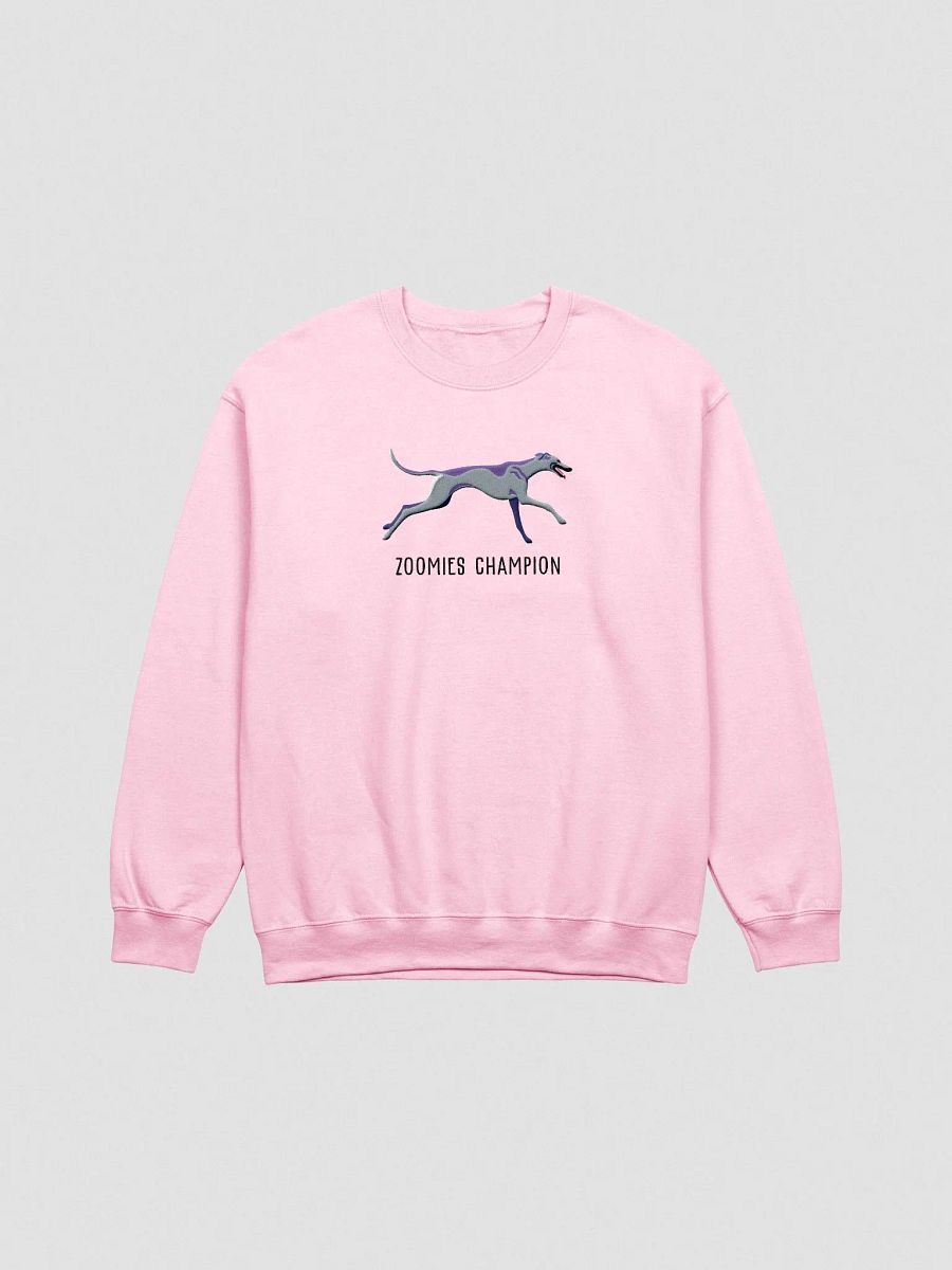 Zoomies Champion Sweatshirt (Embroidered) of a Greyhound(Blue) product image (4)