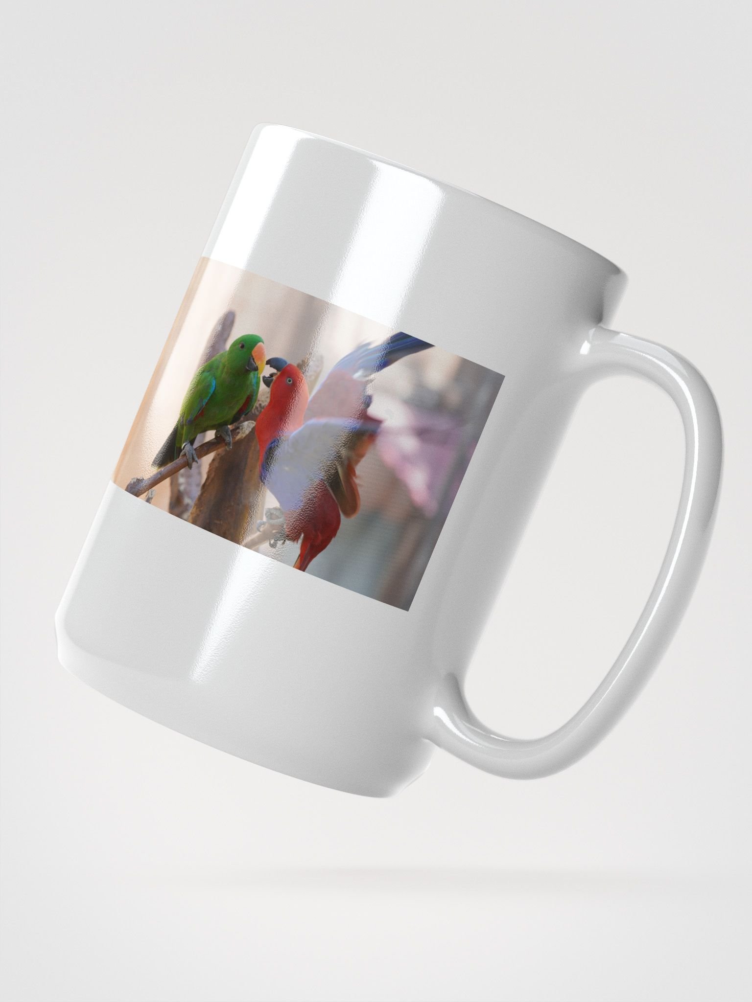 Vibrant Parrot Pair Mug product image (2)