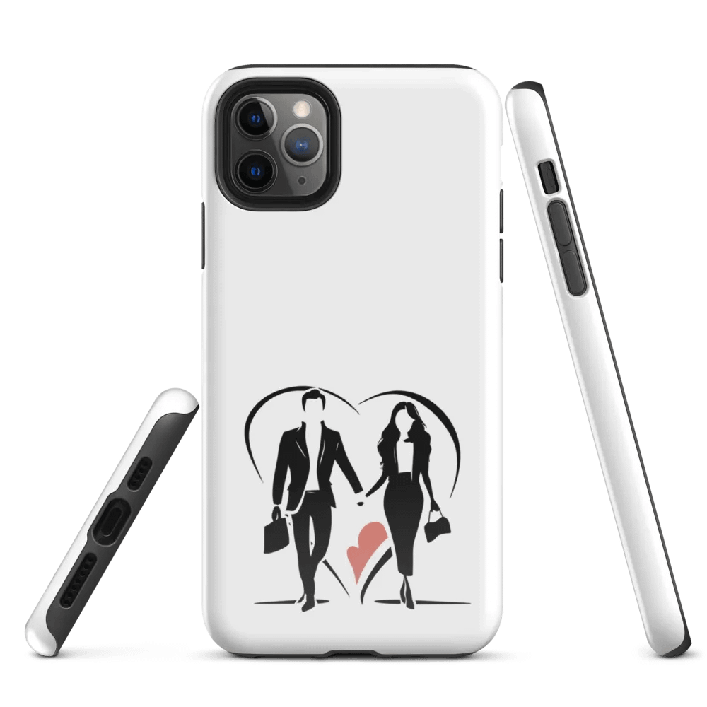 Modern Love Logo Tough Case for Iphone (White) product image (1)
