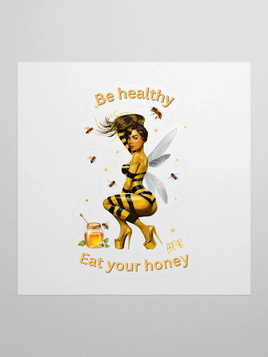 Bee-utiful Honey Kiss Cut Stickers product image (1)