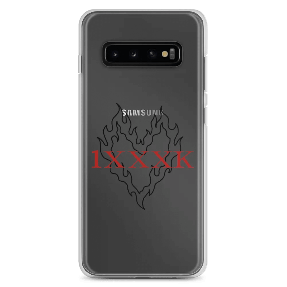 Fiery Black Heart | Clear Phone Case S product image (7)