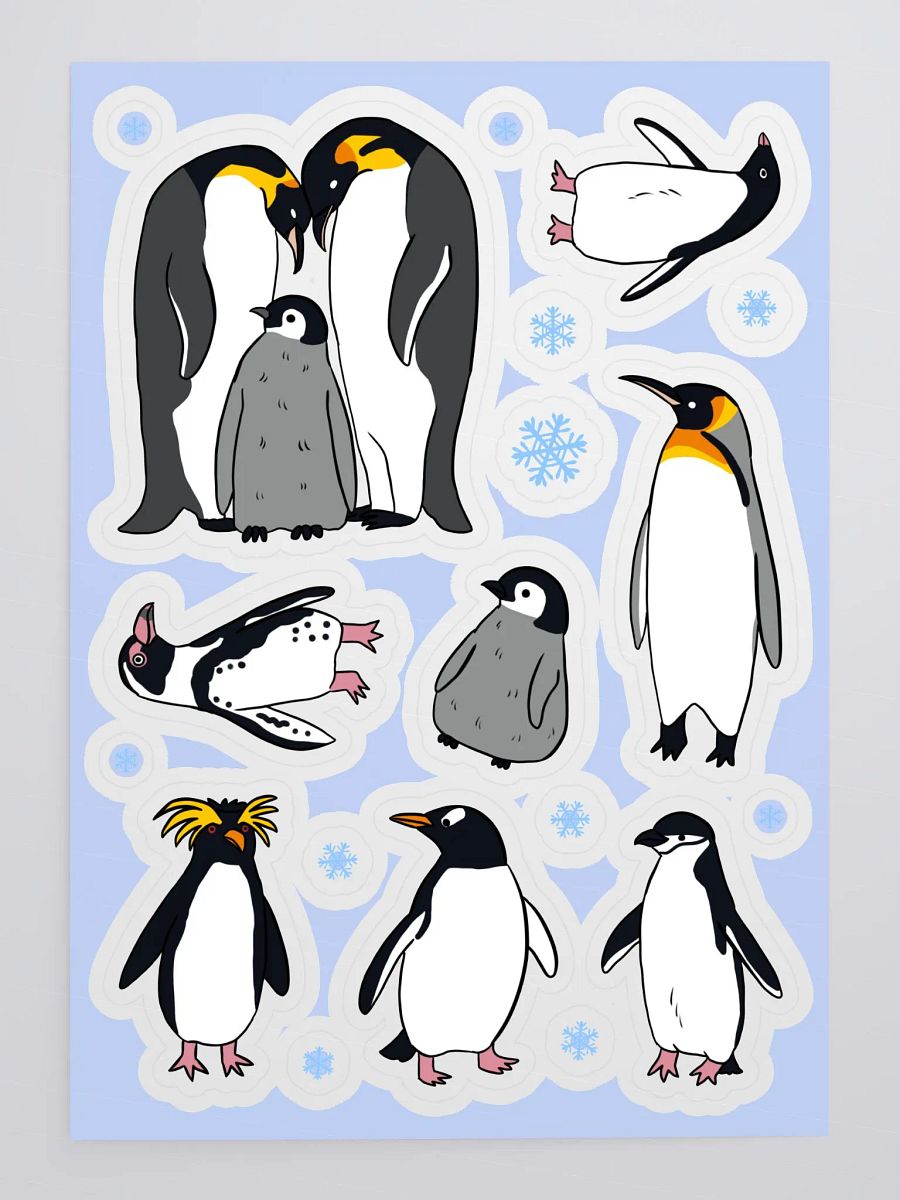 Penguin Parade Sticker Sheet product image (4)