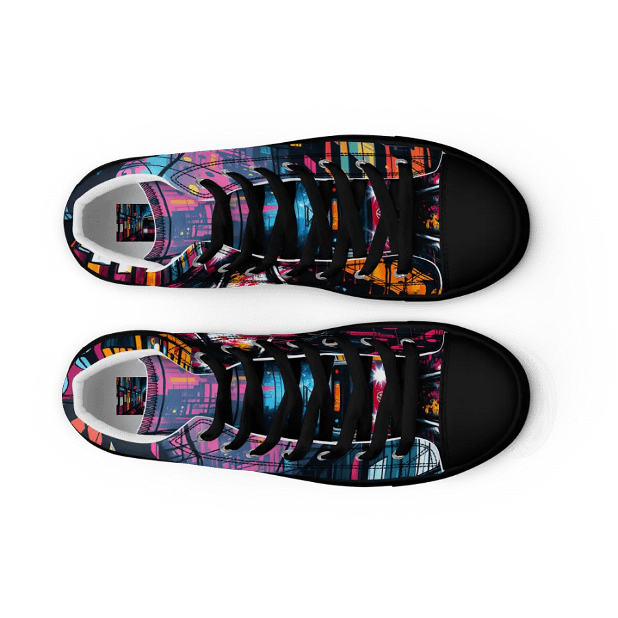 Neon Express women's canvas High Tops product image (9)