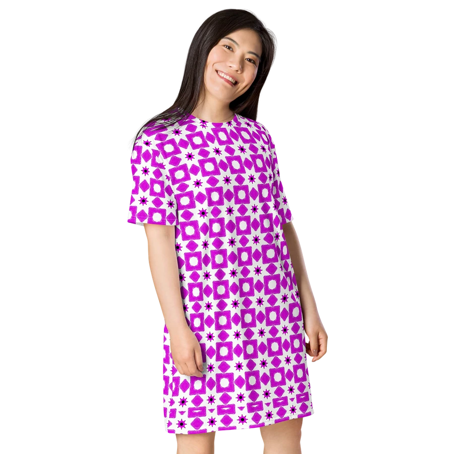 Abstract Bright Fun Design T Shirt Dress product image (9)