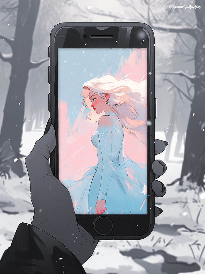Harmony | Glacier Phone Wallpaper product image (1)