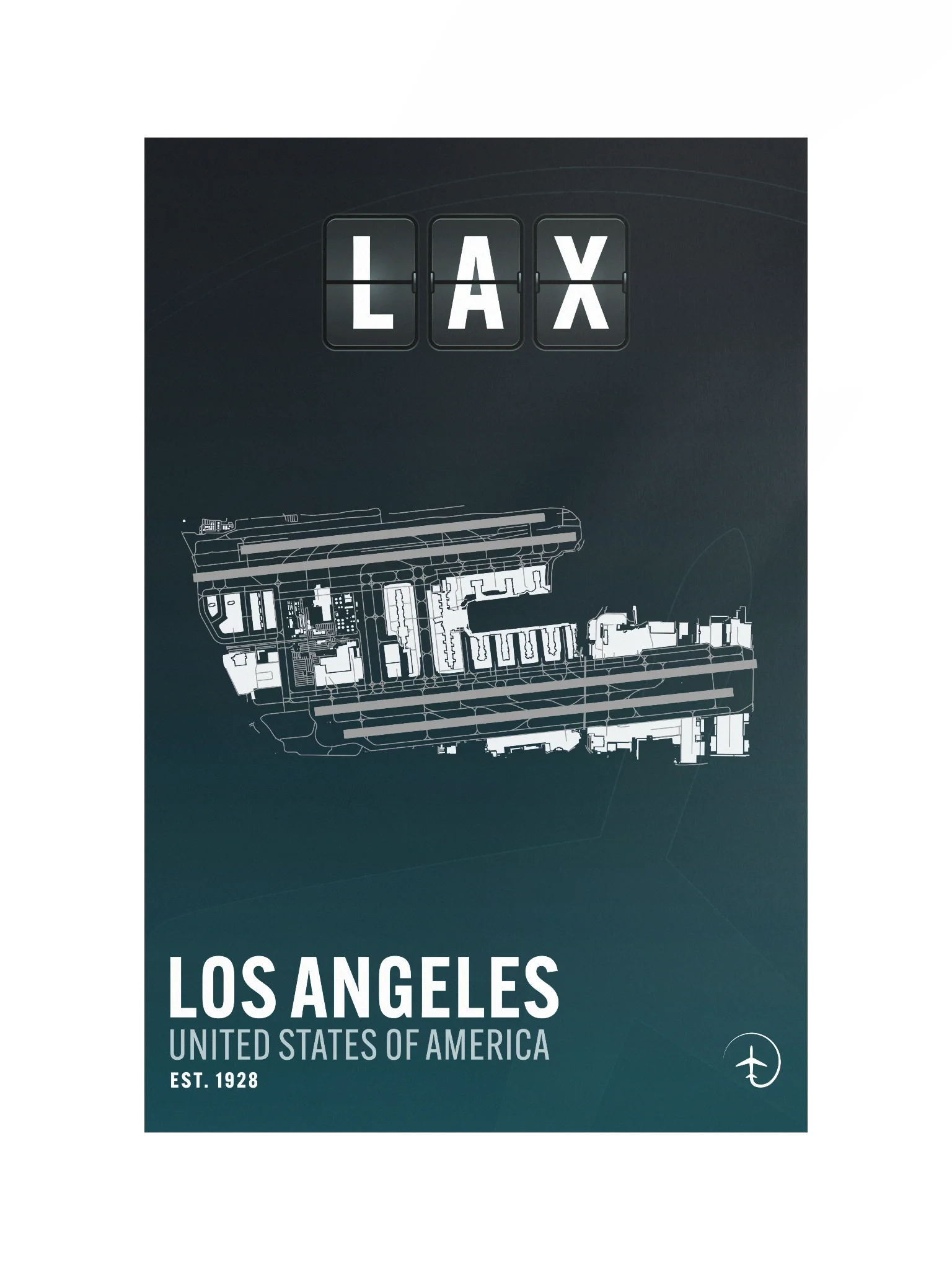 Los Angeles LAX Poster product image (1)