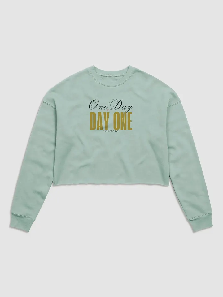 Day One Fleece Crop Sweatshirt product image (1)