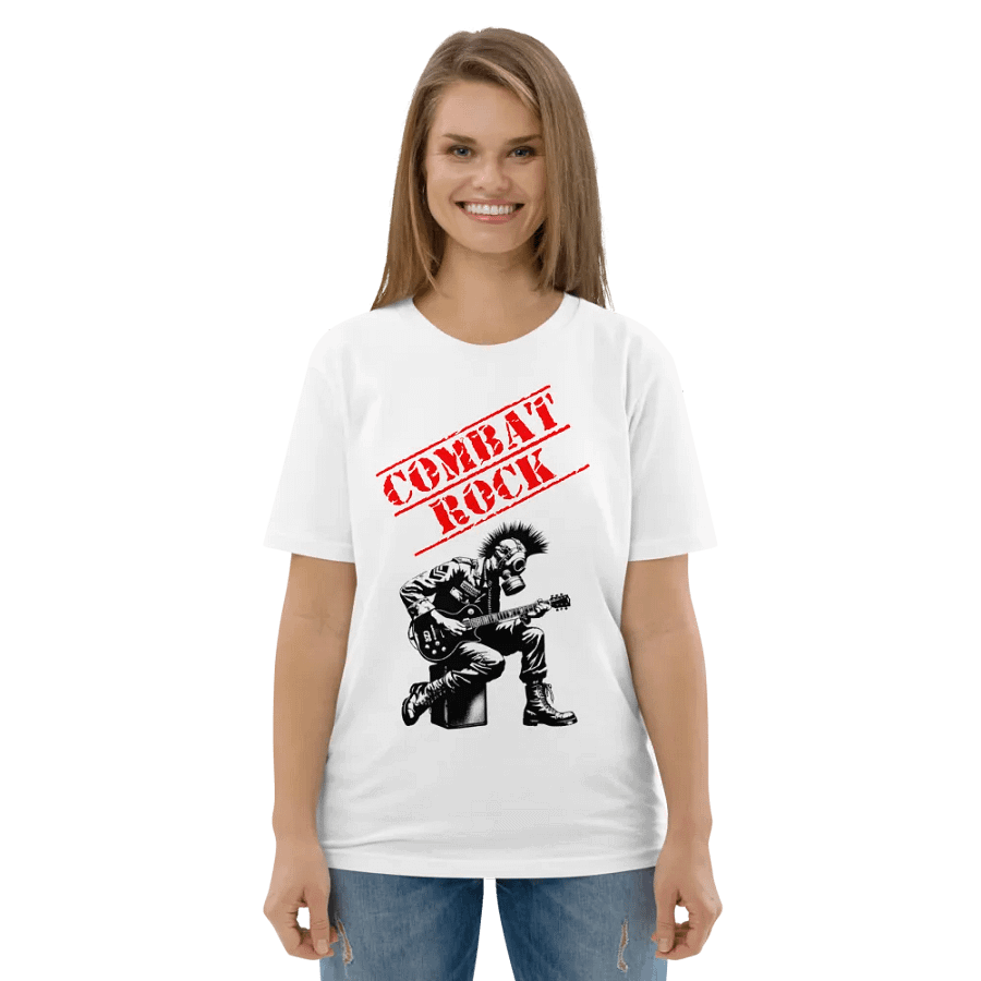 COMBAT ROCK PUNK GUITAR PLAYER SHIRT 2 product image (5)