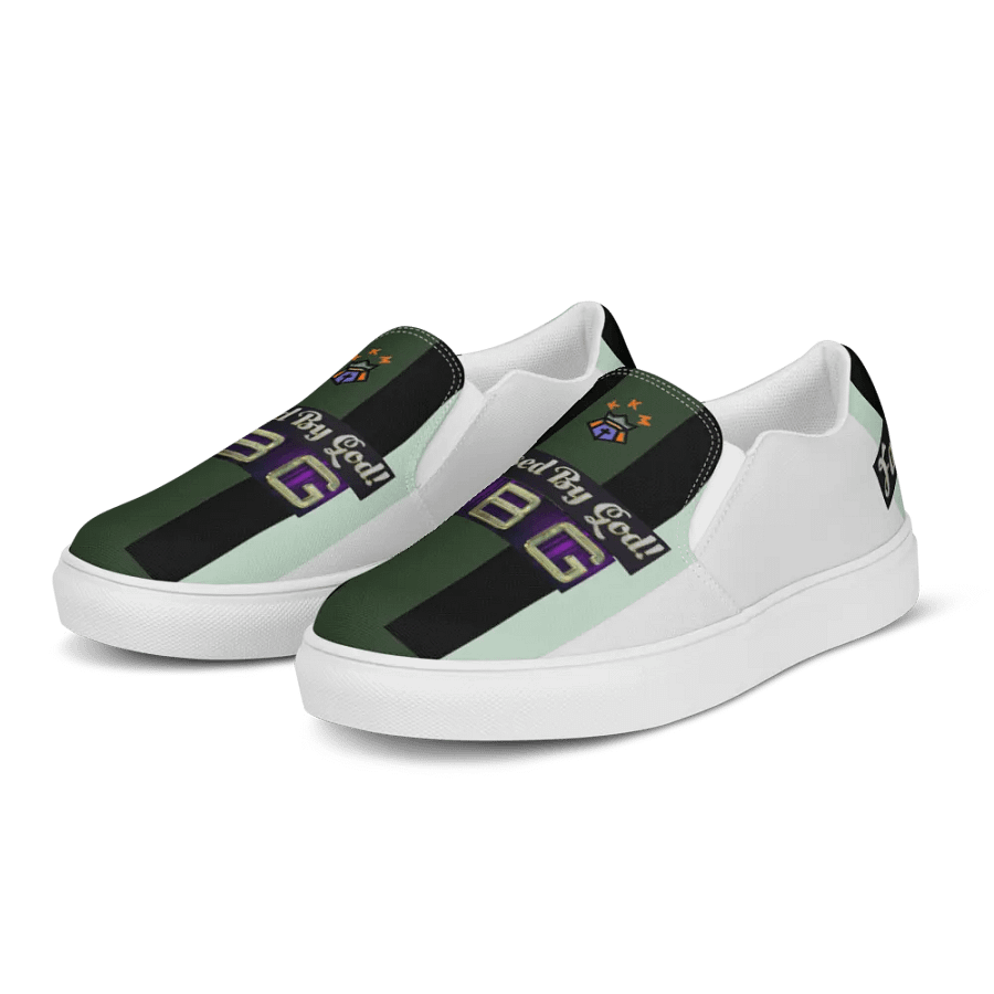 BBG Green & Black Men's Slip Ons product image (8)
