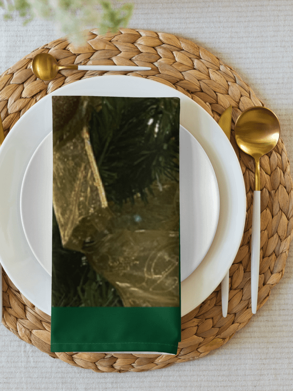 Golden Glitter Christmas Cloth Napkin Set product image (4)