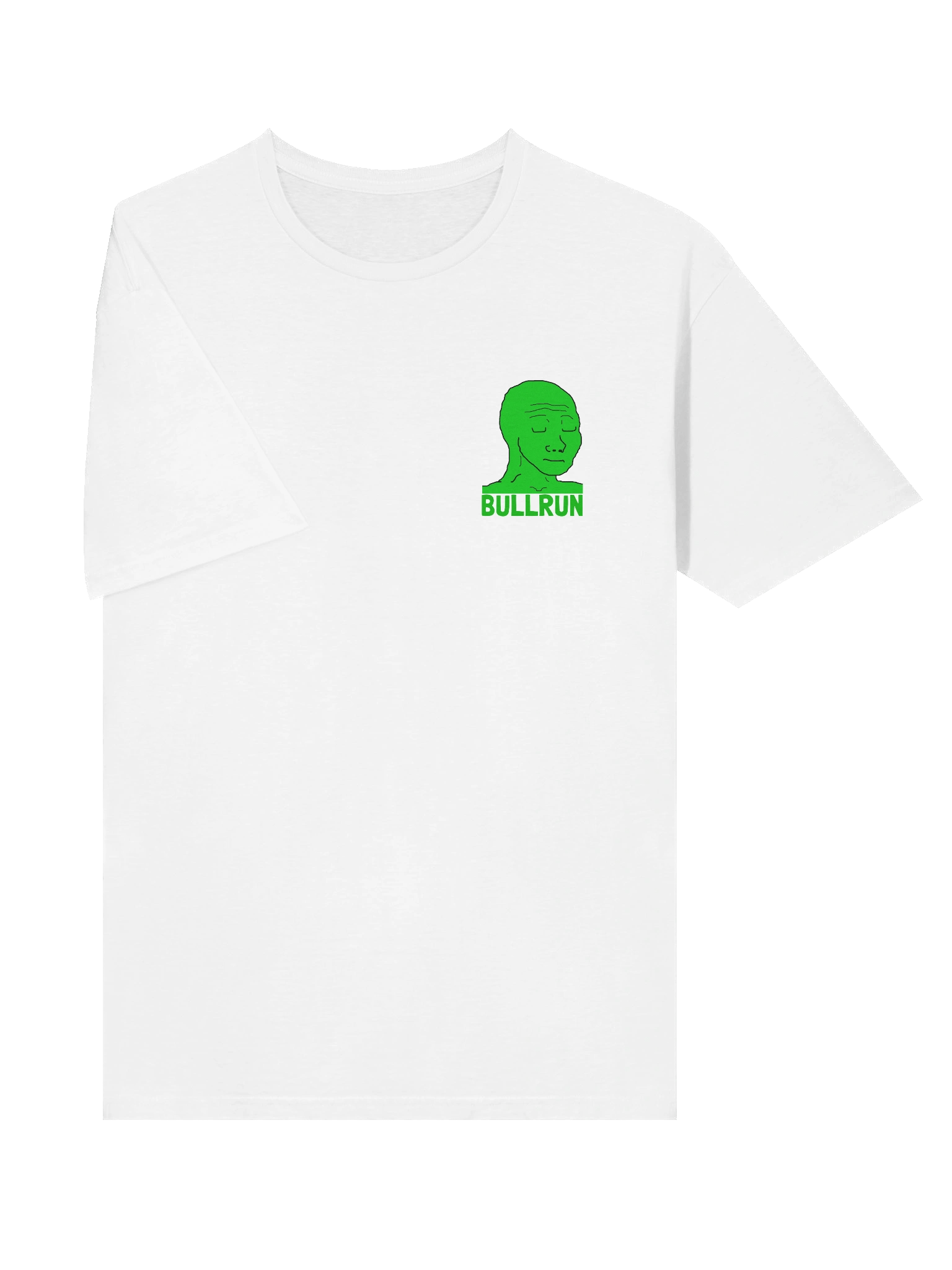 Wojak Tee - Green Face Bull Run 📈🐂 product image (5)