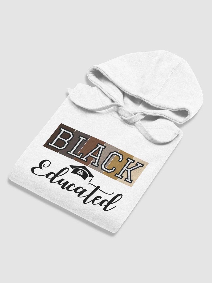 Black & Educated Varsity/Script Classic Pullover Hoodie product image (5)
