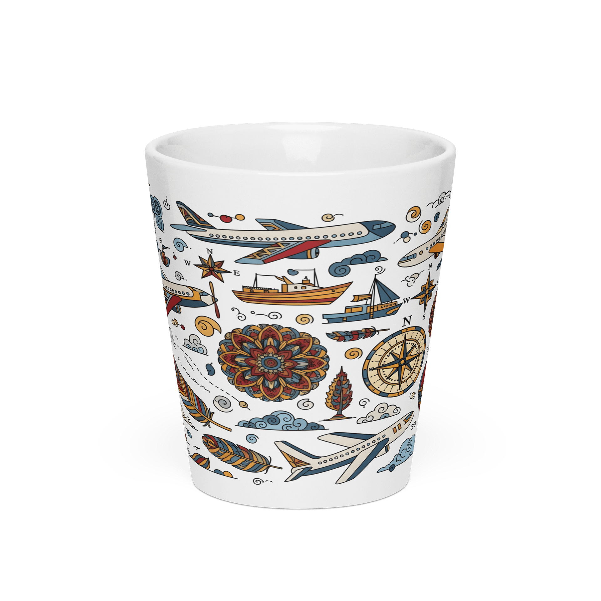 Boho Wanderlust Travel Aviation Pattern Mug product image (3)