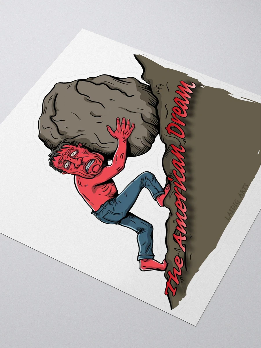 Sisyphus and the American Dream Sticker product image (8)