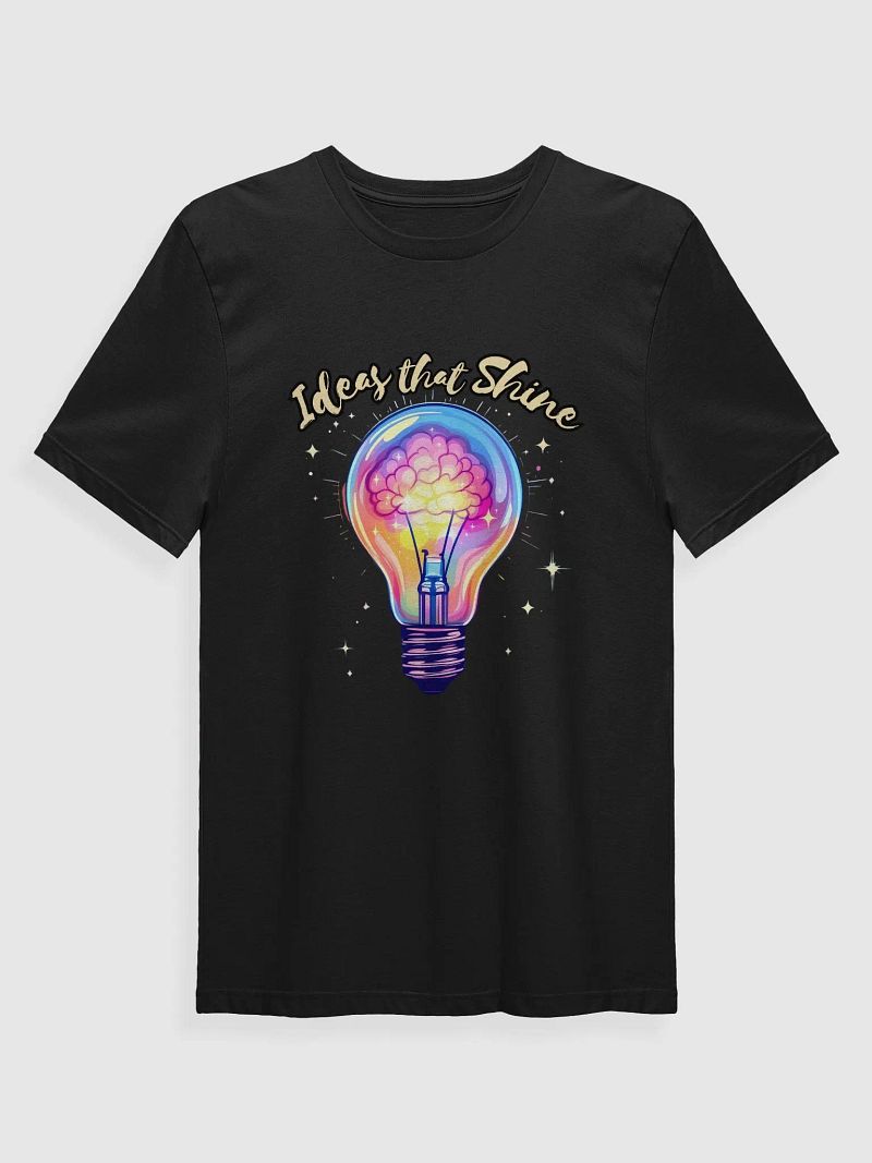 Radiant Minds T-Shirt - Bold Brain Lightbulb Tee for Creative Thinkers - Vibrant Art Shirt