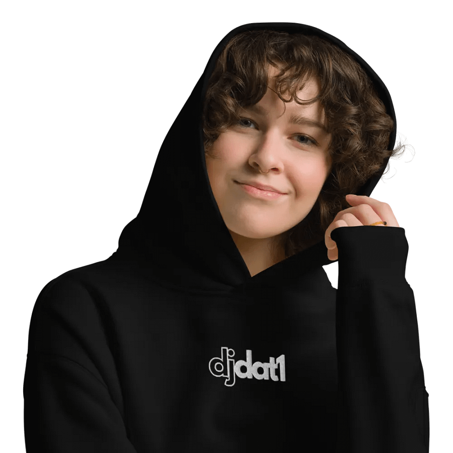 [DJDAT1] Premium Hoodie w/ Embroidered Logo (white logo) product image (25)