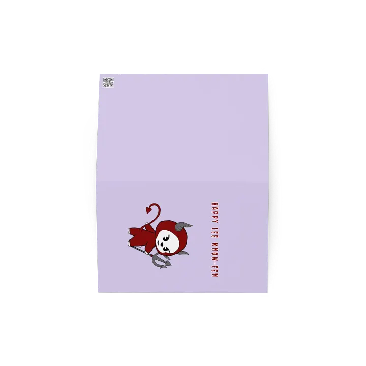 Happy Lee Know-een | Devil Lee Know Greeting Crard product image (4)