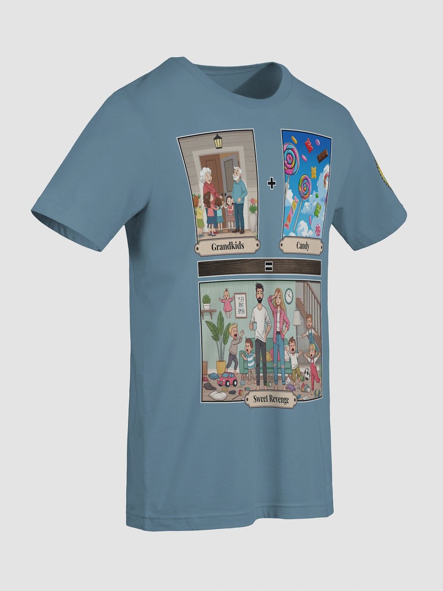 Grandkids + Candy = Sweet Revenge (Both) Bella+Canvas Supersoft T-Shirt Colors (3) product image (9)