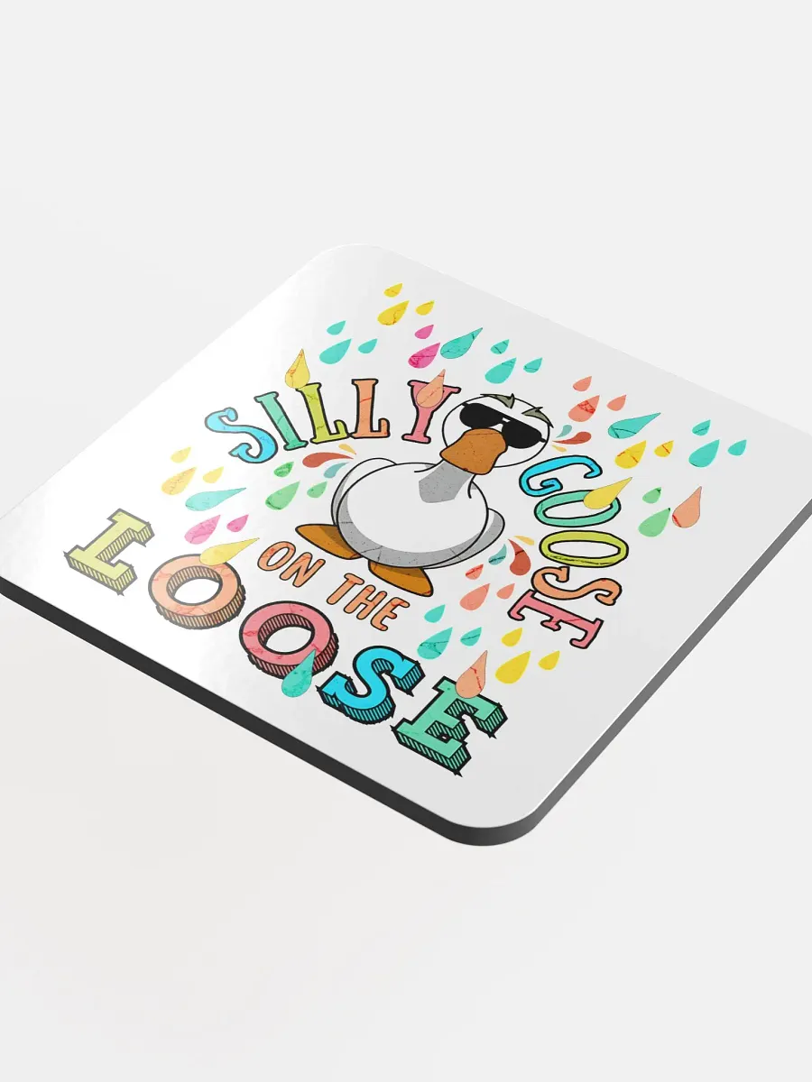 Silly Goose On The Loose Glossed Coaster product image (4)