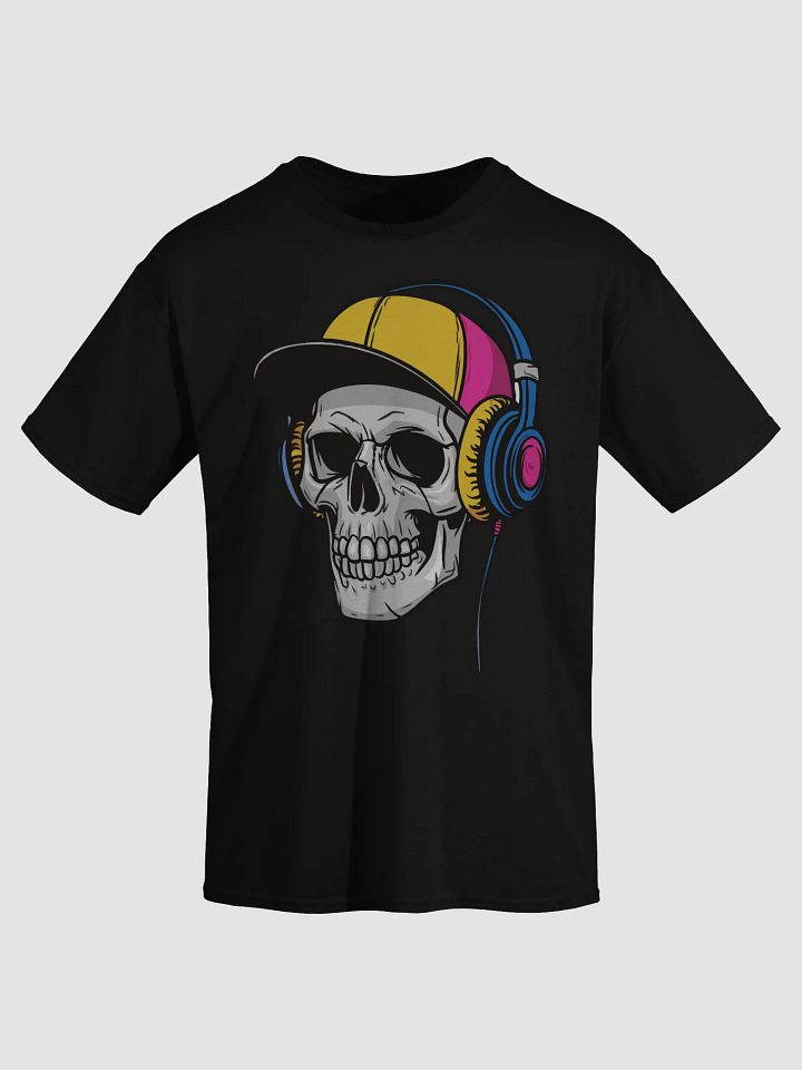 Skull with Headphones T-Shirt product image (2)