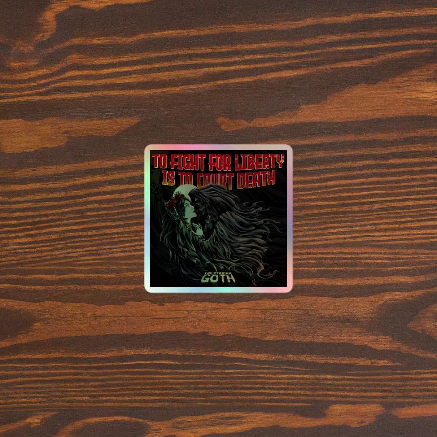 Courting Death Holographic Sticker product image (5)