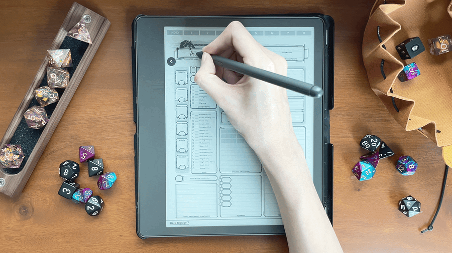 Custom eink notebook - RIGHT tabs product image (5)