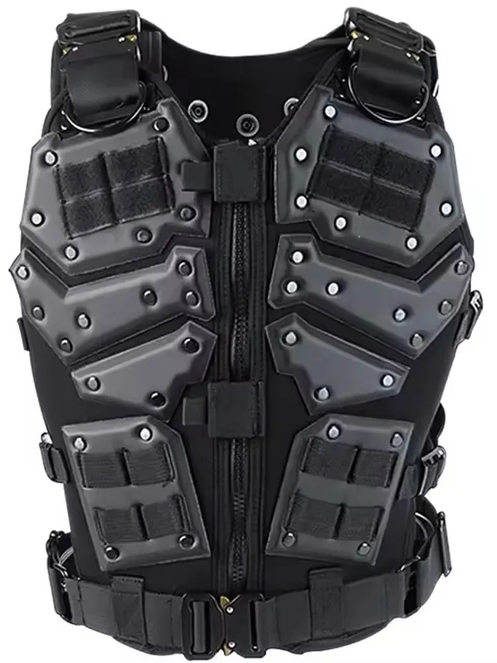 Batman tactical vest body armor protection equipment,gear moto motorcycle gear product image (1)