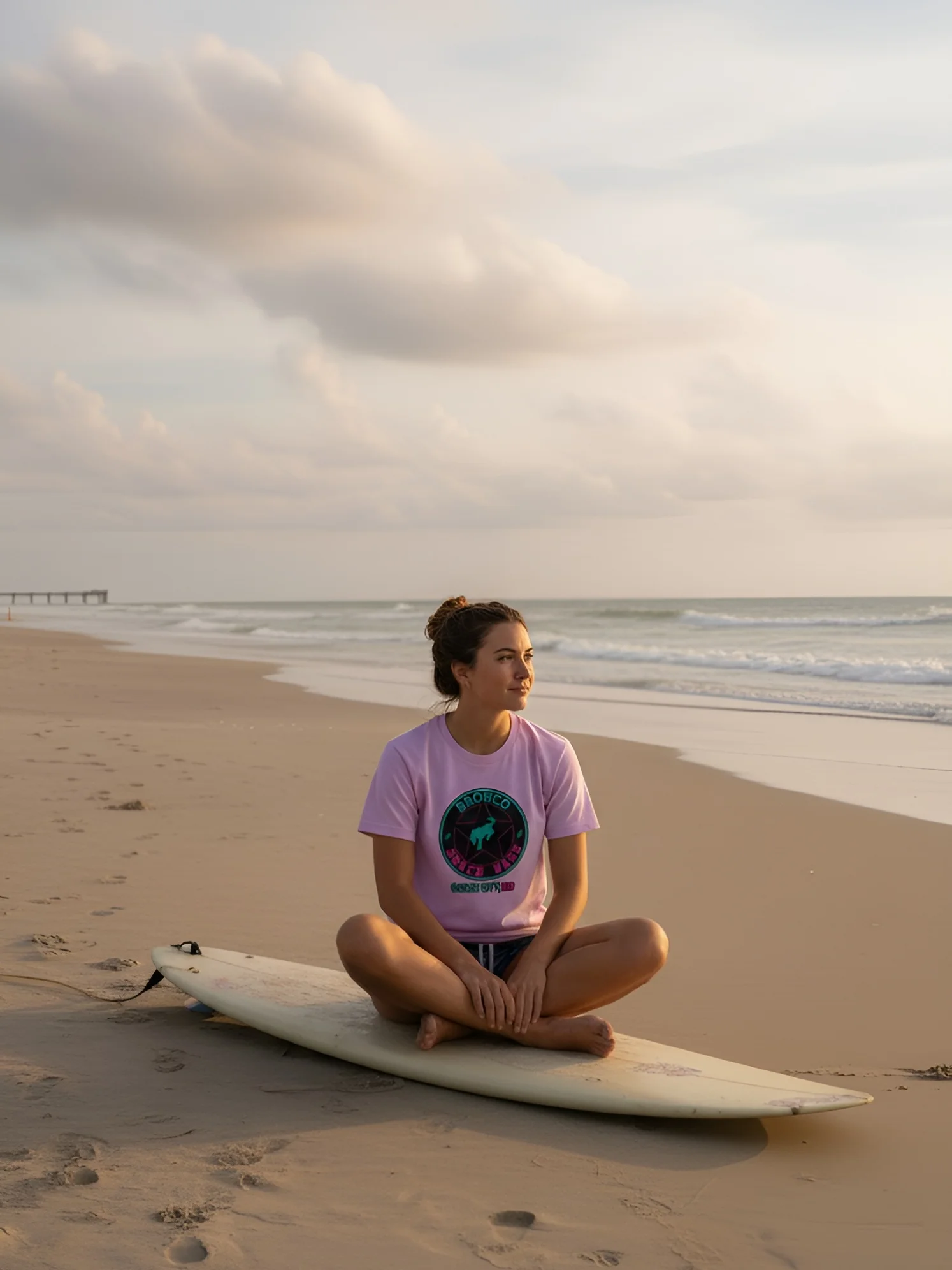 2025 Bronco Beach Bash Ocean City / Destination Bigfoot Bronco Collab | Full Send Women's Relaxed Fit Bella + Canvas Supersoft T-Shirt (Multiple Colors Available) product image (1)