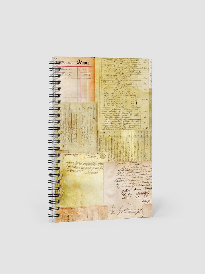 Vintage Grunge Old Letter Covered Notebook product image (1)