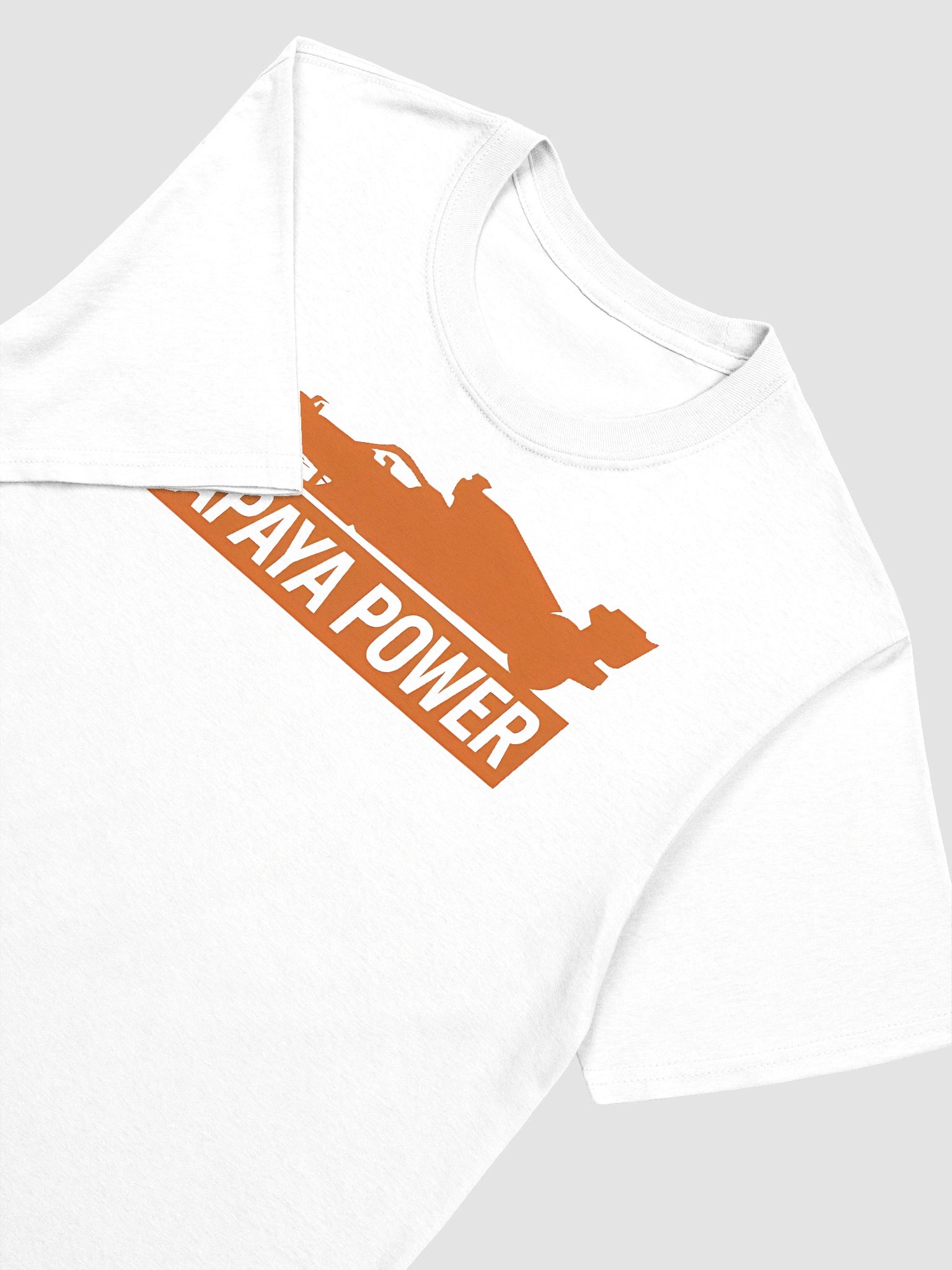 Papaya Power McLaren F1 Car Silhouette T-Shirt - Iconic Motorsport Fan Gear product image (3)