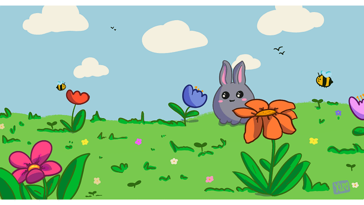 Sweet Spring Day Desk Mat 12" x 22" product image (1)