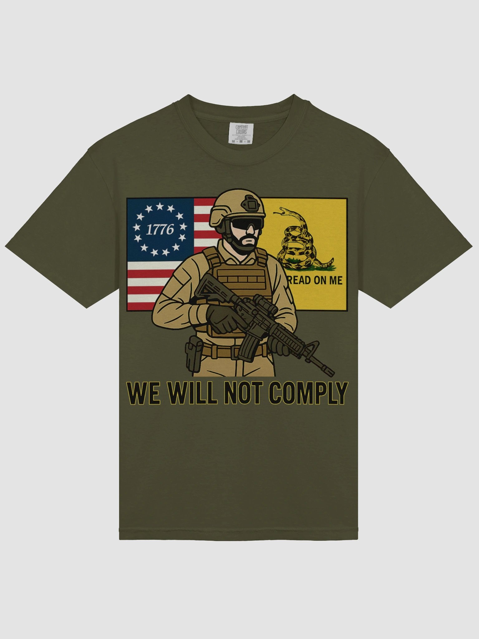 WE WILL NOT COMPLY SHIRT product image (13)