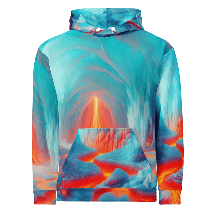 Fire and Ice - Glacial Flow with Lava Heart 27 product image (1)