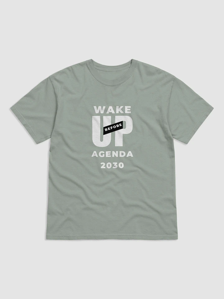Relaxed Ring-Spun T-Shirt Wake Up Before Agenda 2030 product image (1)