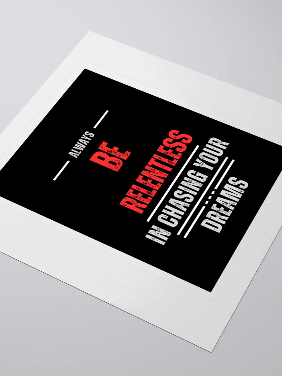Relentless Dreams Kiss Cut Stickers product image (3)