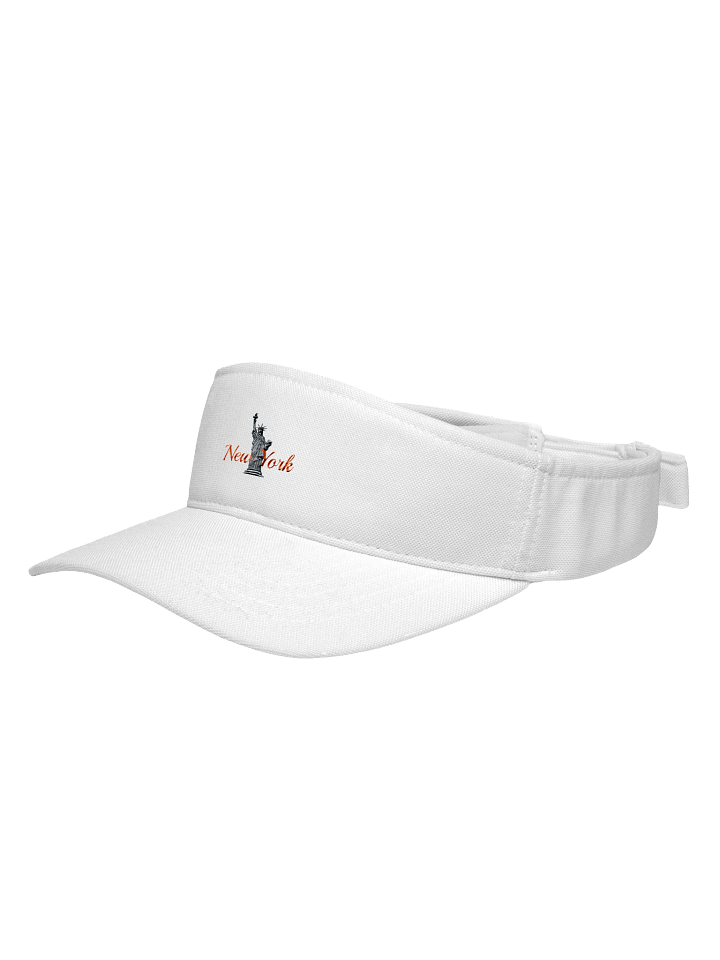 New York Skyline Liberty Embroidered Flexfit Visor product image (7)
