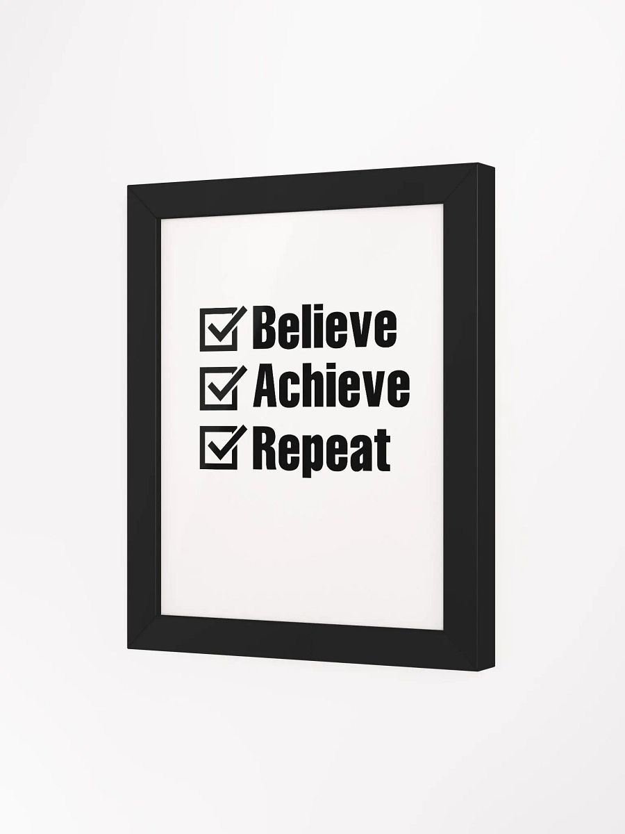 Believe, Achieve, Repeat - Poster product image (3)