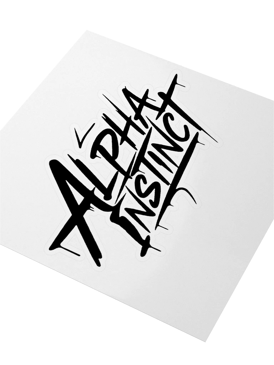Alpha Instinct Sticker product image (3)