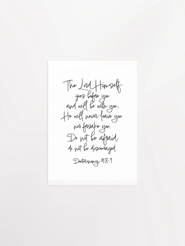 The Lord Goes Before You - Print product image (1)