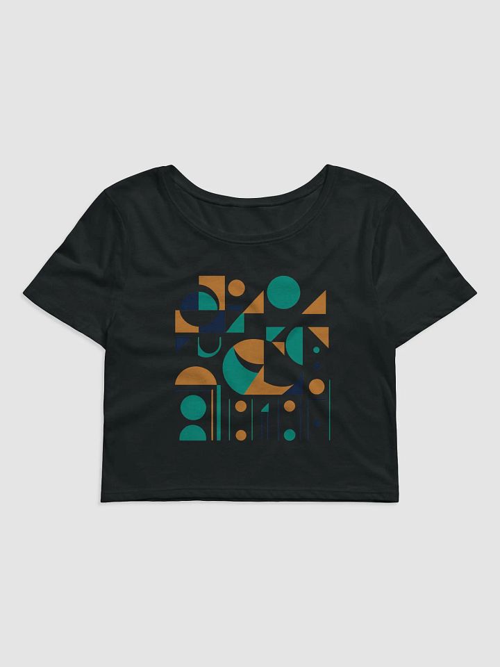 Abstract Geometric Harmony Crop Tee product image (2)