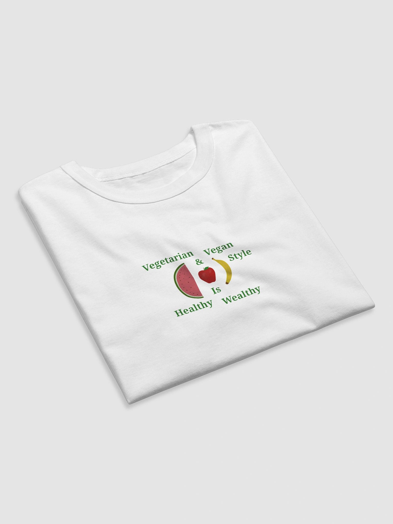 Healthy Wealthy Vegan T-Shirt product image (5)