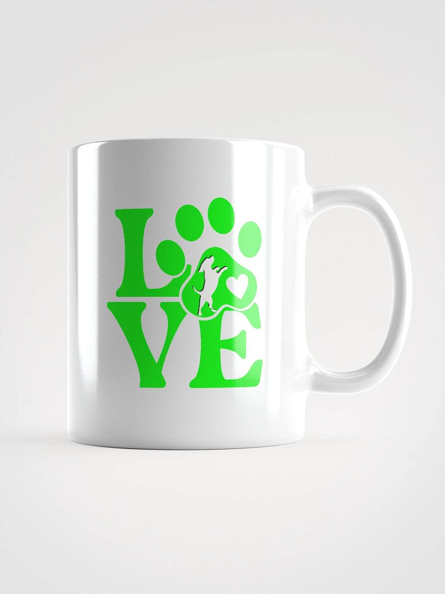 Dog Lover Coffee Mug, Green Love product image (2)
