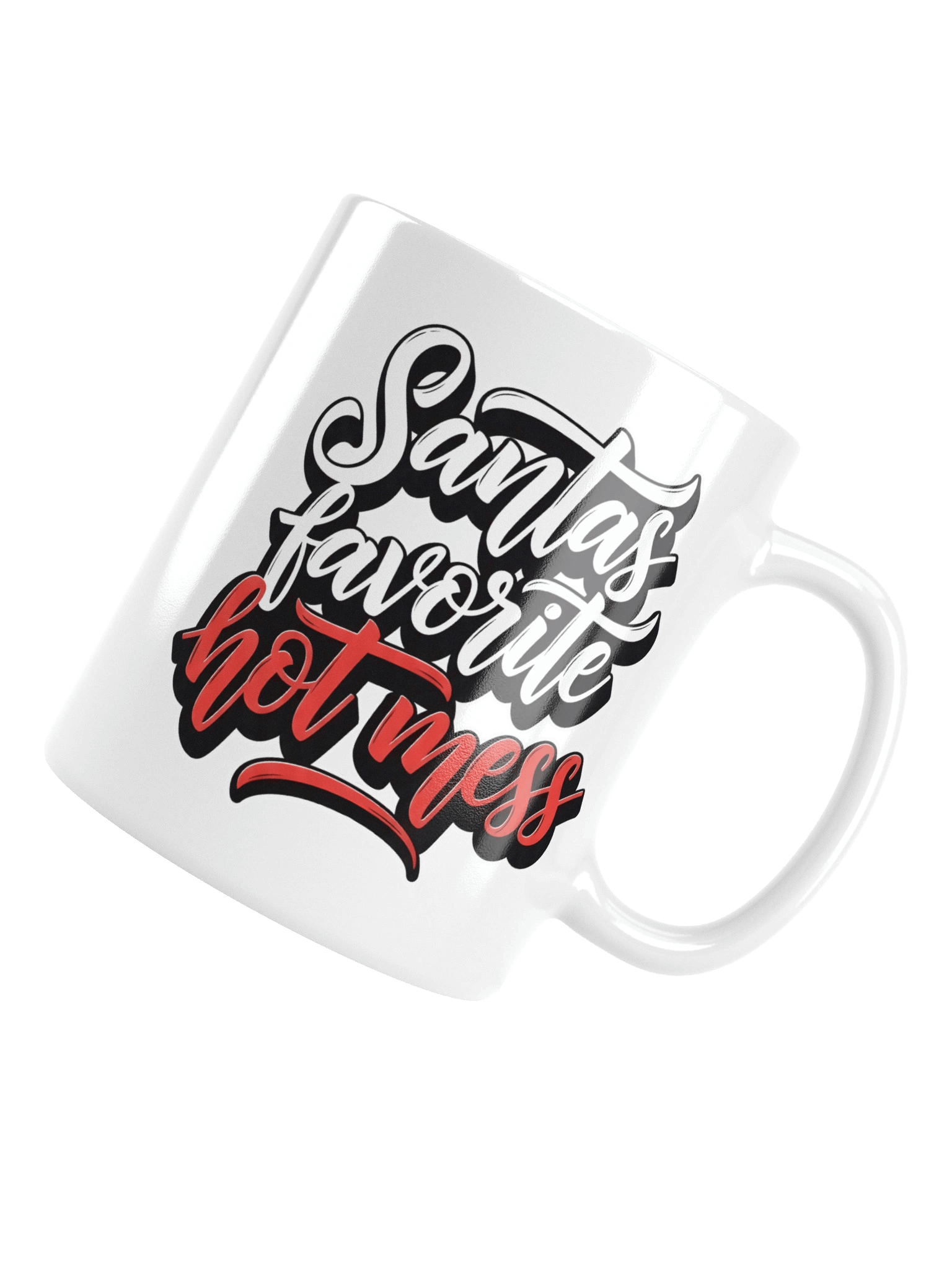 Santa's Favorite Hot Mess Funny Christmas Mug product image (5)