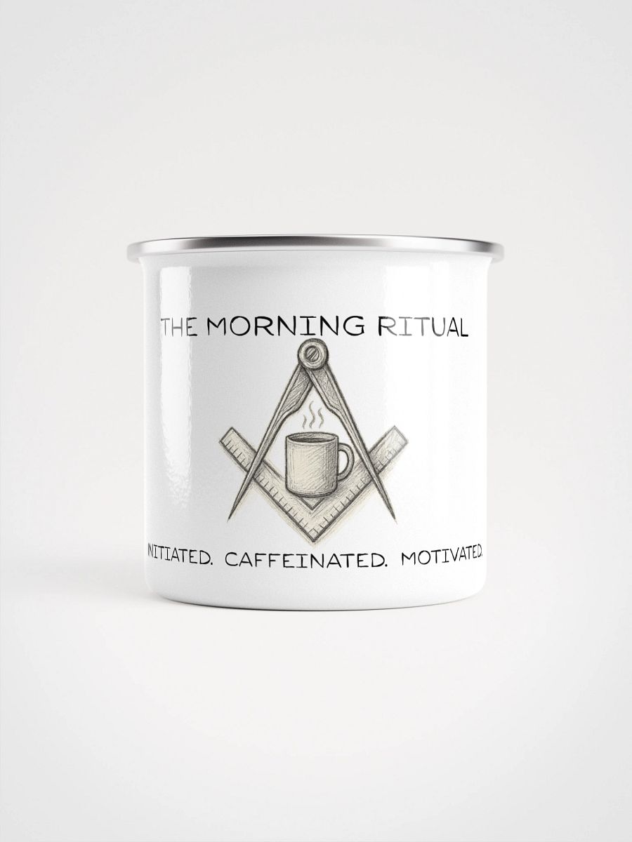 The Morning Ritual – Enamel Mug product image (1)